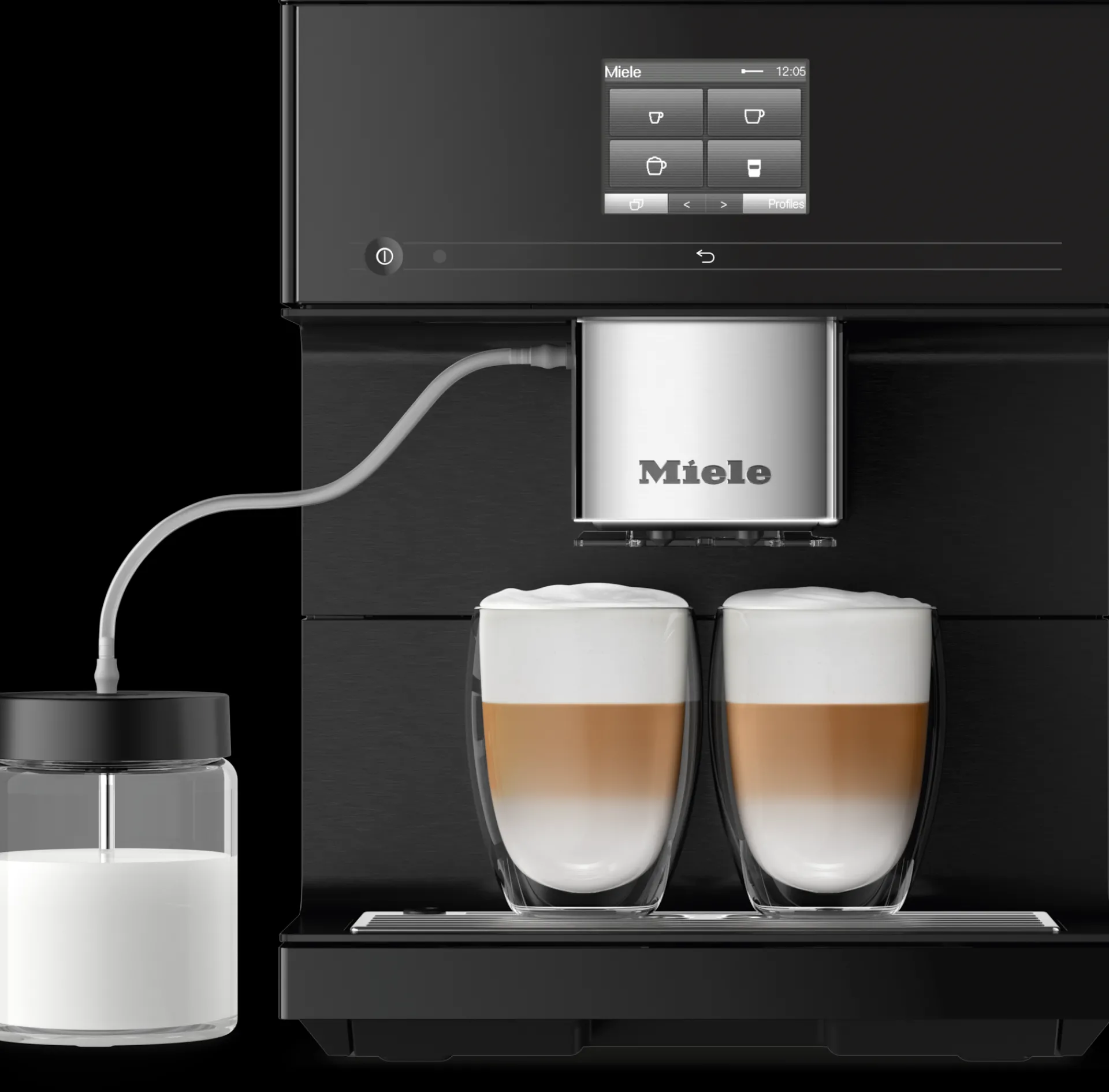 cm__coffeeselect_nero_oss_1.webp Miele Macchine Per Il Caffè | CM 7750 CoffeeSelect Nero ossidiana