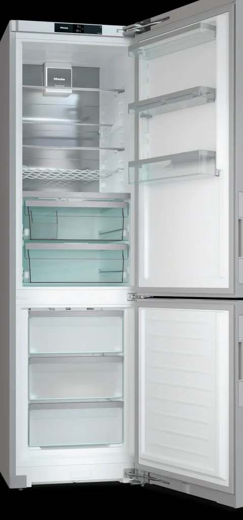 Miele Frigo-Congelatori Da Posizionamento Libero | KFN 4898 AD Bianco brillante vetro