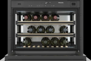 Miele Enoteche | KWT 7112 iG 125 Gala Ed Nero ossidiana opaco