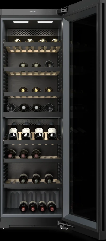 Miele Enoteche | KWTS 4785 F 125 Gala Ed Nero ossidiana vetro