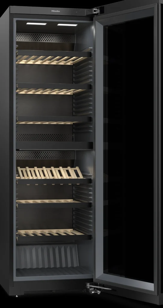 Miele Enoteche | KWTS 4785 F 125 Gala Ed Nero ossidiana vetro