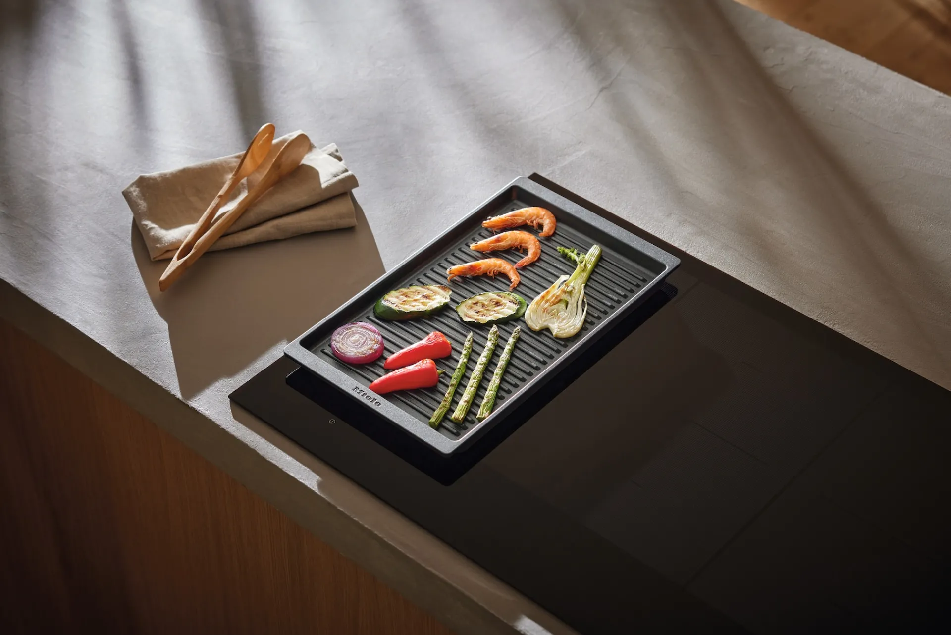 piastra_grill_gourmet_4.webp Miele Teglie E Accessori Cottura | Piastra Grill Gourmet