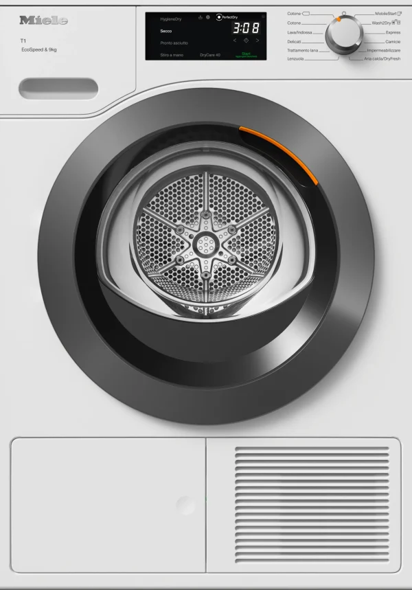 Miele Asciugatrici | TCH780WP EcoSpeed&9kg bianco loto