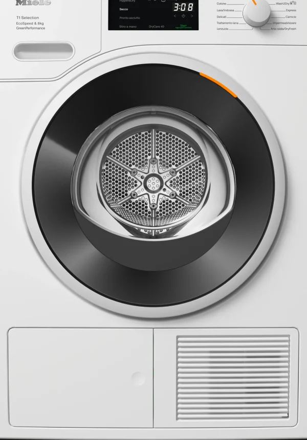 Miele Asciugatrici | TSF763WP EcoSpeed&8kg bianco loto