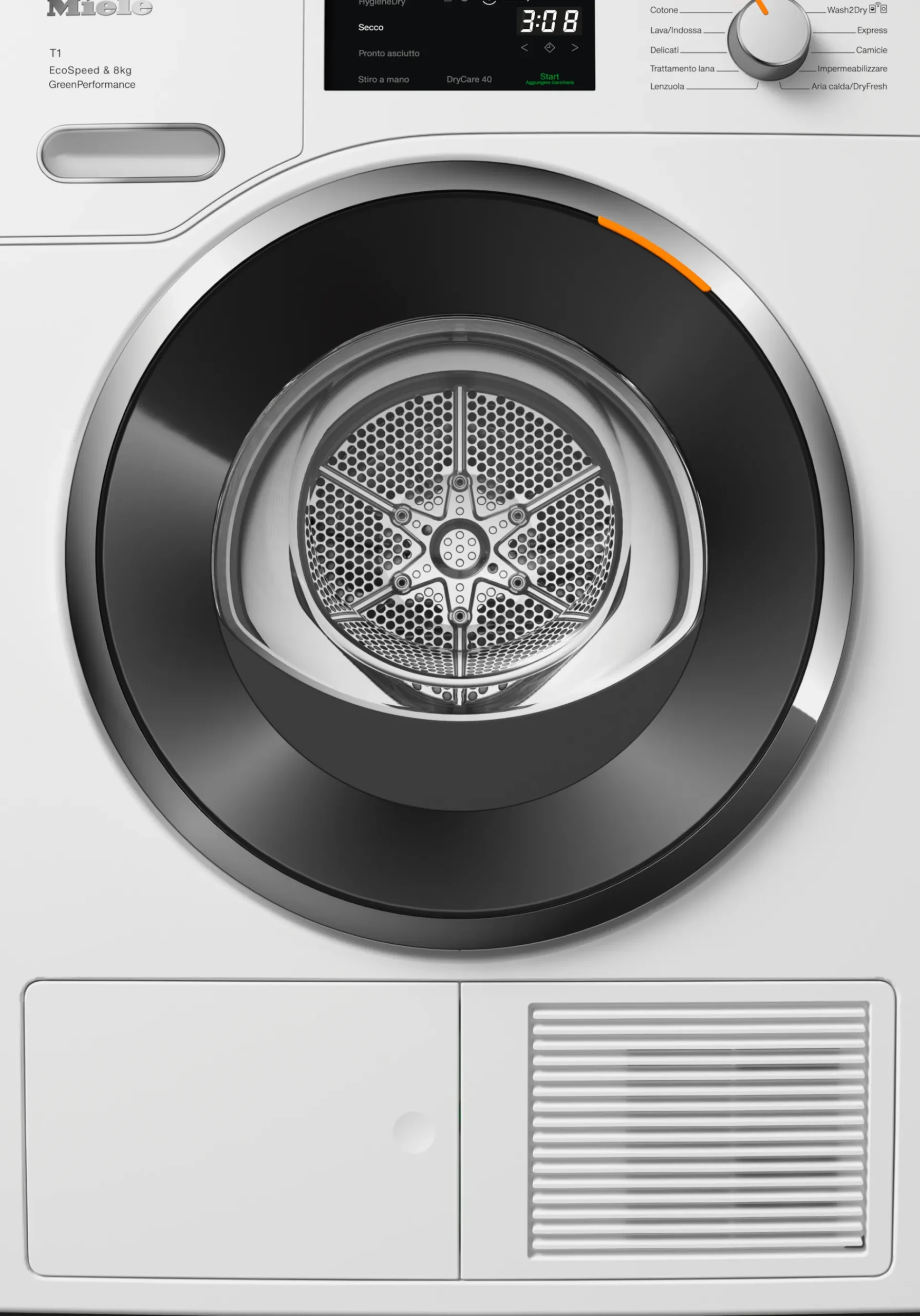 twfwp_ecospeedkg_bianco_l_1.webp Miele Asciugatrici | TWF760WP EcoSpeed&8kg bianco loto